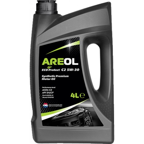 Моторное масло Areol ECO Protect C2 5w30 4 литра, синтетическое