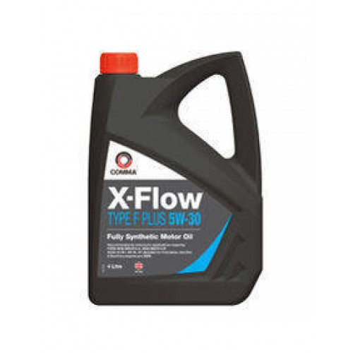 Моторное масло Comma X-FLOW TYPE F PLUS 5w30 4 литра, синтетическое
