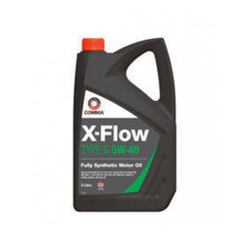 Моторное масло Comma X-FLOW TYPE G 5w40 5 литров, синтетическое