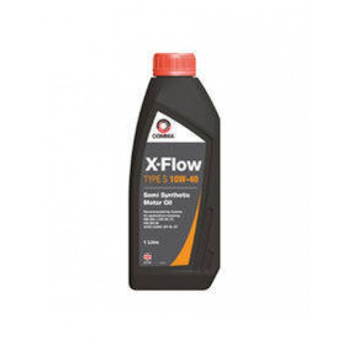 Моторное масло Comma X-FLOW TYPE S 10w40 1 литр, полусинтетическое