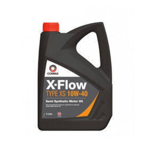 Моторное масло Comma X-FLOW TYPE XS 10w40 4 литра, полусинтетическое