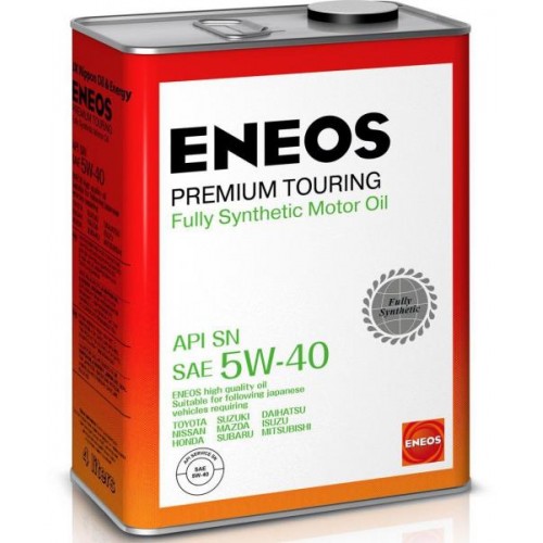 Моторное масло ENEOS Premium TOURING 5w40 4 литра, синтетическое