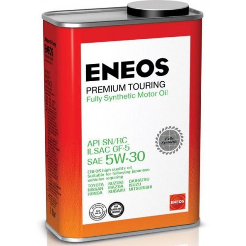 Моторное масло ENEOS Premium TOURING 5w30 1 литр, синтетическое