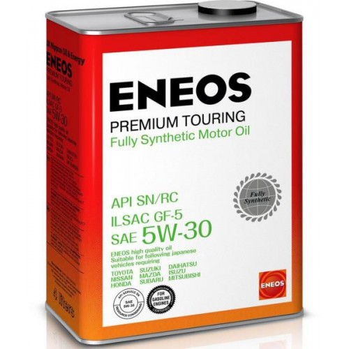 Моторное масло ENEOS Premium TOURING 5w30 4 литра, синтетическое