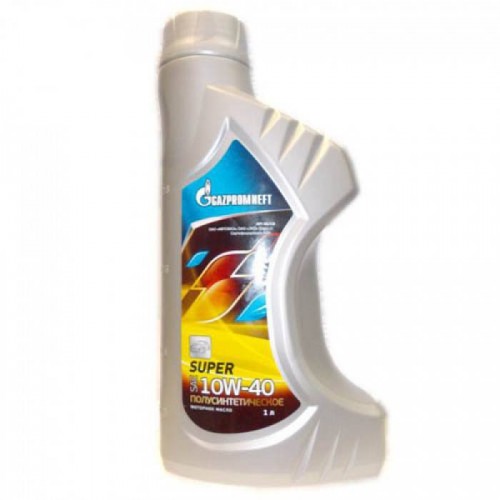 Моторное масло Gazpromneft Super 10w40 1 литр, полусинтетическое