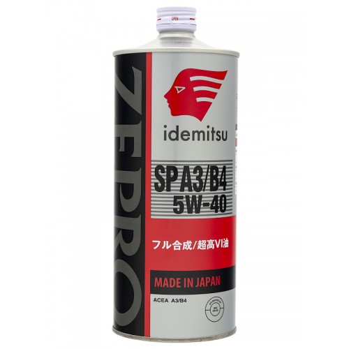 Моторное масло Idemitsu Zepro Euro Spec 5w40 1 литр, синтетическое