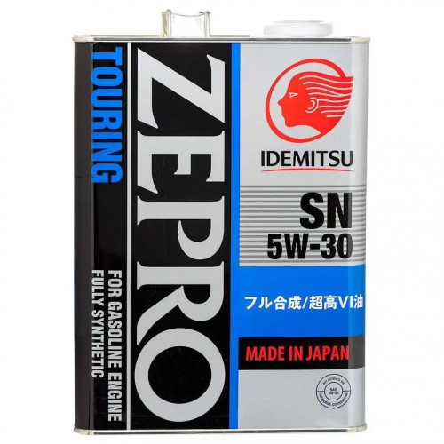 Моторное масло Idemitsu Zepro Touring 5w30 4 литра, синтетическое