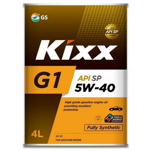 Моторное масло KIXX G1 5w40 4 литра, синтетическое