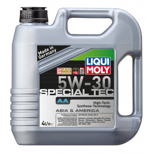 Моторное масло Liqui Moly Leichtlauf Special AA 5w30 4 литра, синтетическое