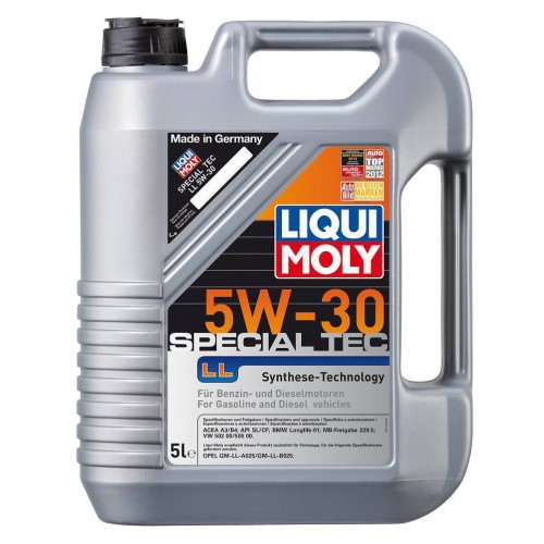 Моторное масло Liqui Moly Special Tec LL 5w30 5 литров, синтетическое