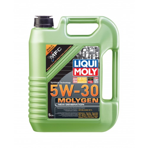 Моторное масло Liqui Moly Molygen New Generation 5w30 5 литров, синтетическое