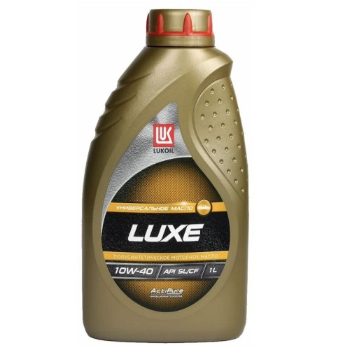 Моторное масло Lukoil Люкс 10w40 1 литр, полусинтетическое