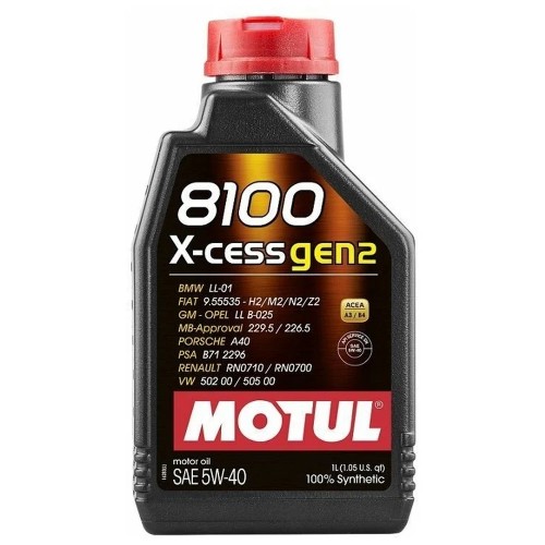 Моторное масло Motul 5w40 1 литр, синтетическое