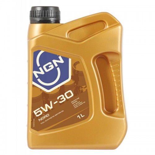 Моторное масло NGN NORD 5w30 1 литр, синтетическое