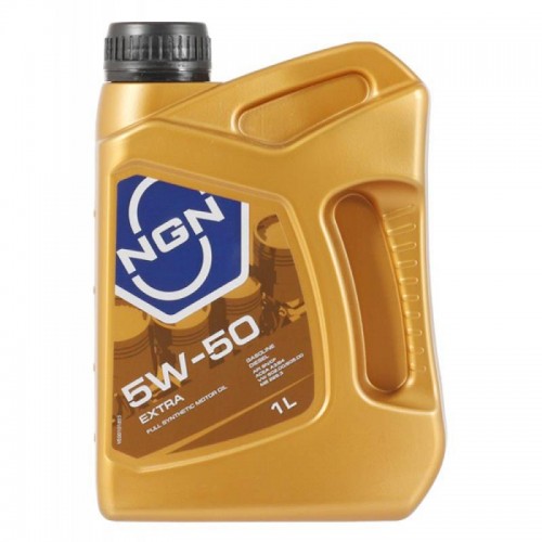 Моторное масло NGN EXTRA 5w50 1 литр, синтетическое