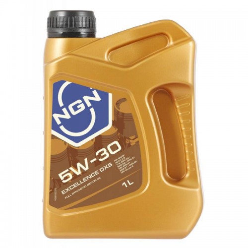 Моторное масло NGN EXCELLENCE DXS 5w30 1 литр, синтетическое