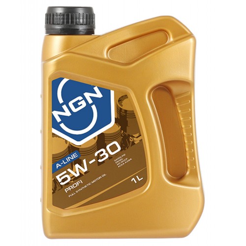 Моторное масло NGN PROFI A-Line 5w30 1 литр, синтетическое