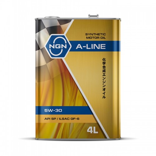Моторное масло NGN A-LINE 5w30 4 литра, синтетическое