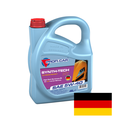 Моторное масло PROFI-CAR Synth-Tech XT 5w40 4 литра, синтетическое