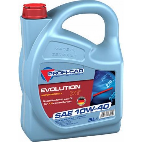 Моторное масло PROFI-CAR Evolution XT 10w40 5 литров, полусинтетическое