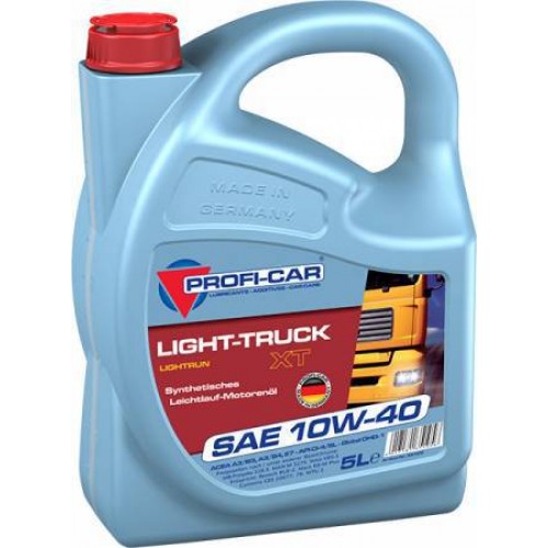 Моторное масло PROFI-CAR Light-Truck XT 10w40 5 литров, полусинтетическое