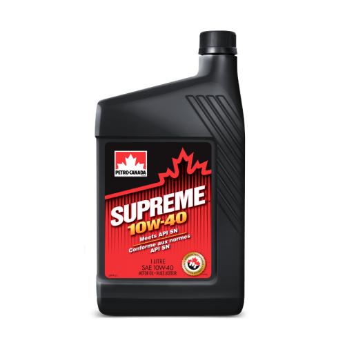 Моторное масло Petro-Canada SUPREME 10w40 1 литр, полусинтетическое