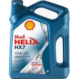 Моторное масло SHELL Helix HX7 10W40, 4 литра