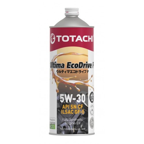 Моторное масло Totachi Ultima EcoDrive F 5w30 1 литр, синтетическое