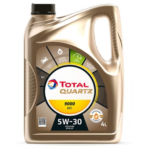Моторное масло Total QUARTZ 9000 FUTURE NFC 5w30 4 литра, синтетическое