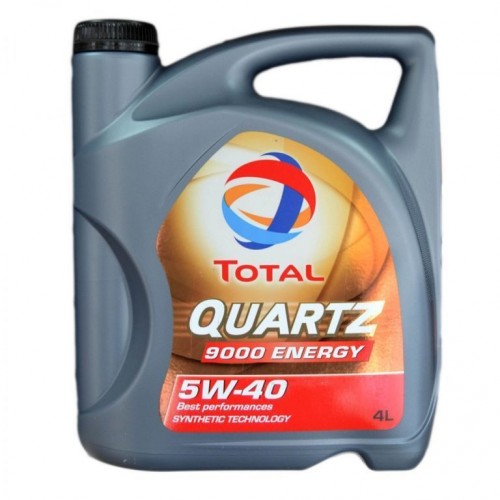 Моторное масло Total QUARTZ 9000 ENERGY 5w40 4 литра, синтетическое
