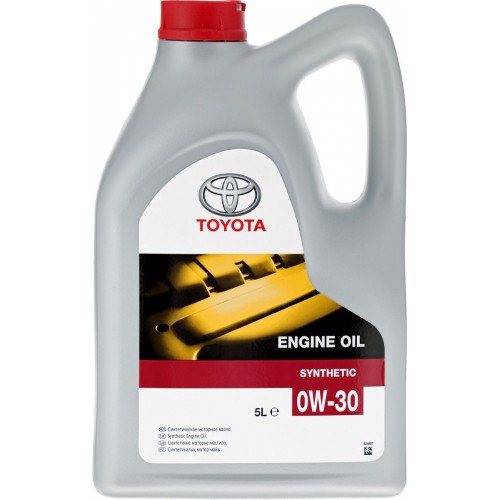 Моторное масло Toyota Engine Oil 0w30 5 литров, синтетическое