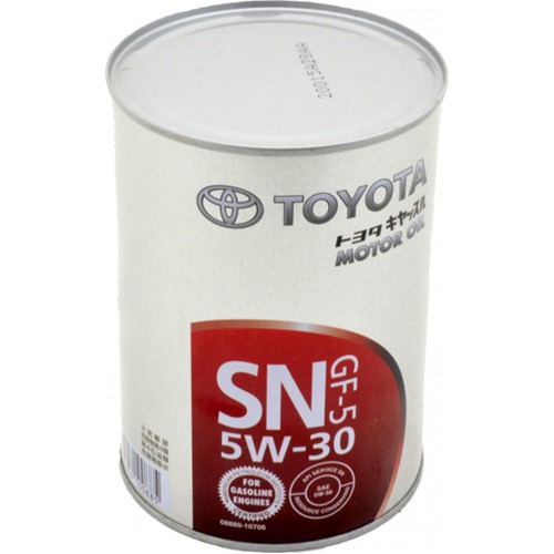 Моторное масло Toyota Motor Oil 5w30 1 литр, синтетическое