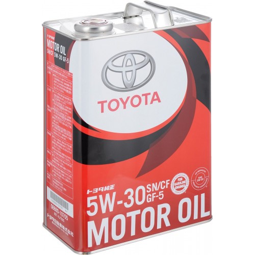 Моторное масло Toyota Motor Oil 5w30 4 литра, синтетическое