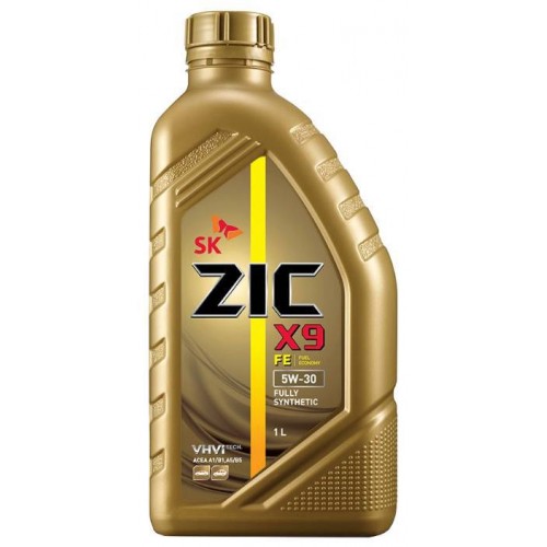 Моторное масло ZIC X9 FE 5w30 1 литр, синтетическое