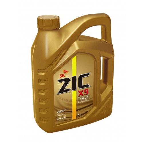 Моторное масло ZIC X9 5w30 4 литра, синтетическое