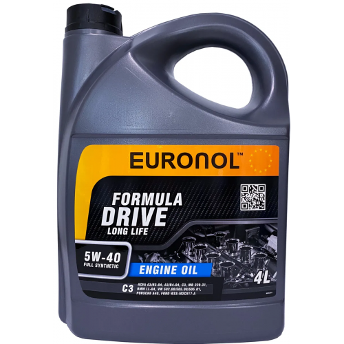 Euronol Drive Formula LL 5W-40 C3, 4 литра