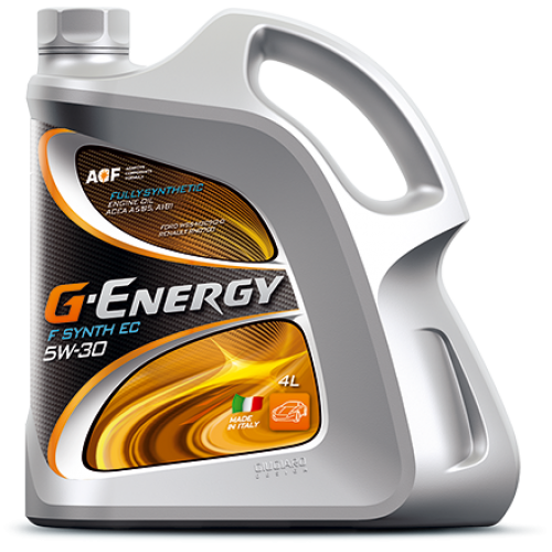 Моторное масло G-Energy F Synth EC 5w30 4 литра, синтетическое