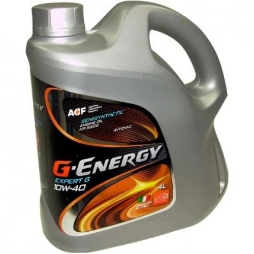 Моторное масло G-Energy Expert G 10w40 4 литра, полусинтетическое