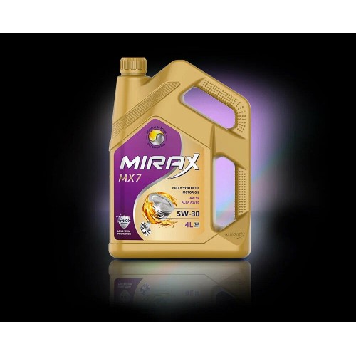 Моторное масло Mirax MX7 5w30 4 литра, синтетическое
