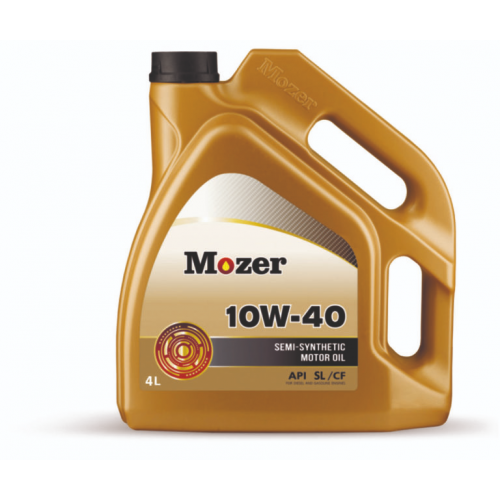 Моторное масло Mozer 10w40 4 литра, полусинтетическое