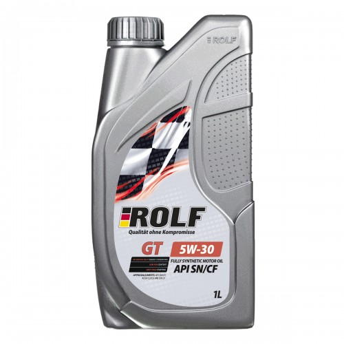 Моторное масло Rolf GT SN/CF 5w30 1 литр, синтетическое