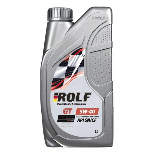 Моторное масло Rolf GT 5w40 1 литр, синтетическое
