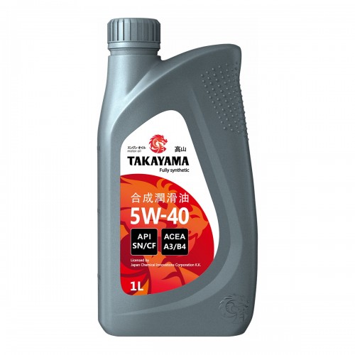 Моторное масло Takayama 5w40 1 литр, синтетическое
