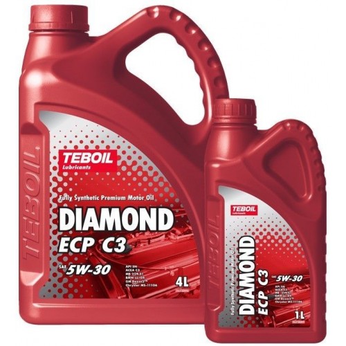 Моторное масло TEBOIL Diamond ECP C3 5w30 5w30 5 литров|4 литра|1 литр, синтетическое