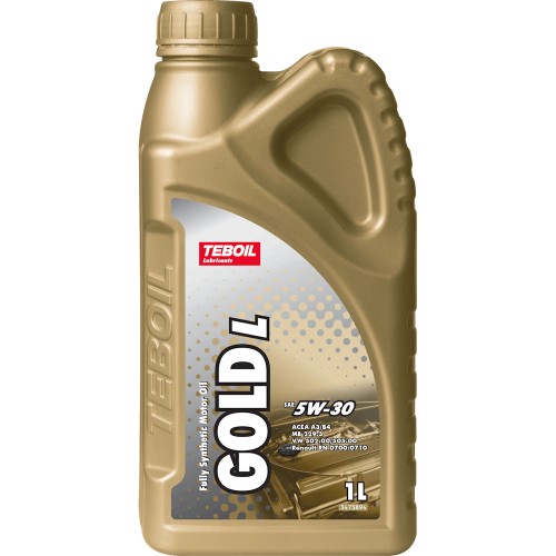 Моторное масло TEBOIL Gold L 5W30 5w30 1 литр, синтетическое
