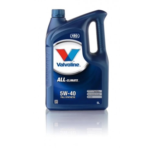 Моторное масло Valvoline All-Climate 5w40 5 литров, синтетическое