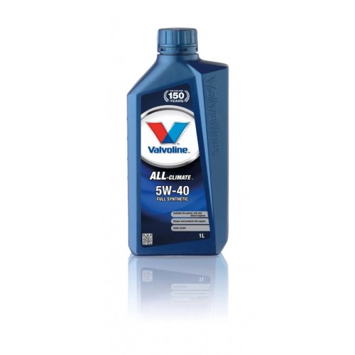 Моторное масло Valvoline All-Climate 5w40 1 литр, синтетическое