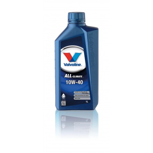 Моторное масло Valvoline All-Climate 10w40 1 литр, полусинтетическое