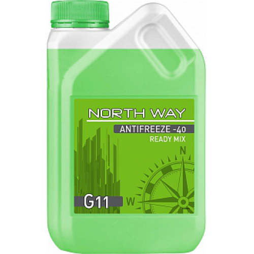 Антифриз зеленый NORTH WAY G11, 1 кг NORTHWAYG111KG